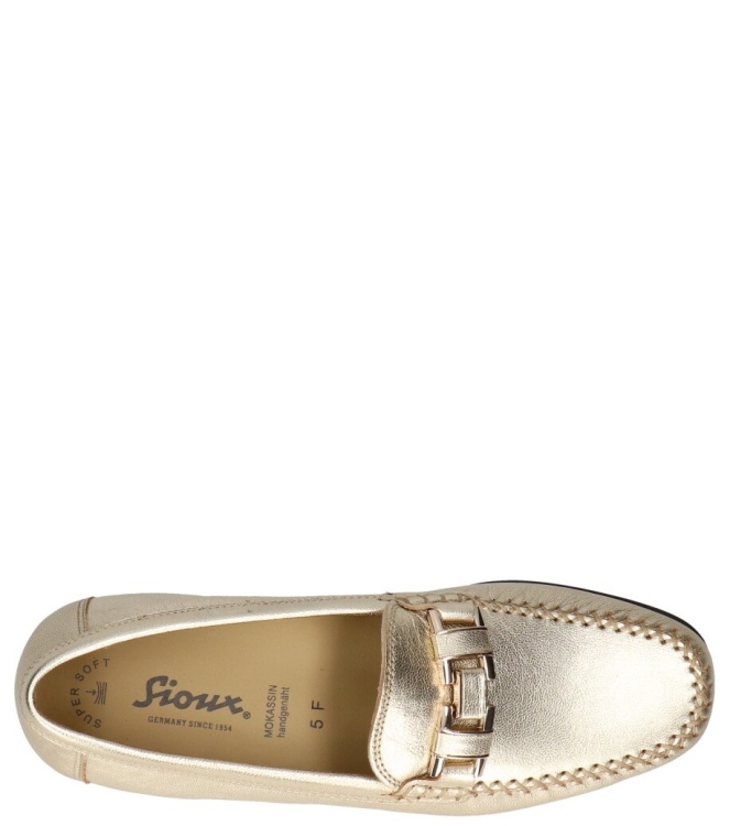 Sioux Sioux instapper <span>40960 Cambria F</span> lightgold Sioux instapper <span>40960 Cambria F</span> 40960 Cambria F goud - www.bremmerschoenen.info - Bremmer Schoenen