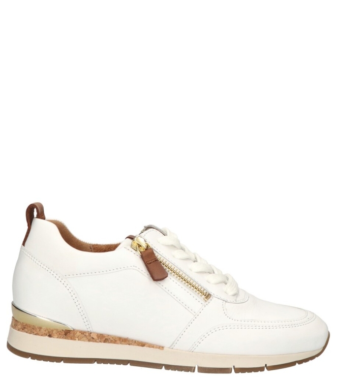 Gabor Gabor sneaker <span>63.411.21</span> 21 weiss/camel (gold) Gabor sneaker <span>63.411.21</span> 63.411.21 wit - www.bremmerschoenen.info - Bremmer Schoenen