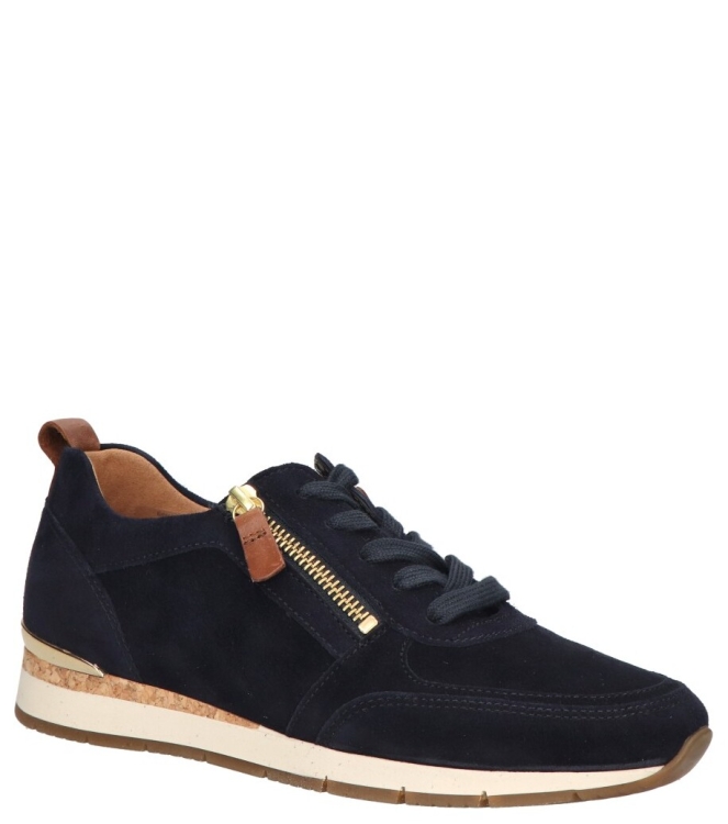 Gabor Gabor sneaker <span>63.411.16</span> 16 atlantik/camel(gold) Gabor sneaker <span>63.411.16</span> 63.411.16 blauw - www.bremmerschoenen.info - Bremmer Schoenen