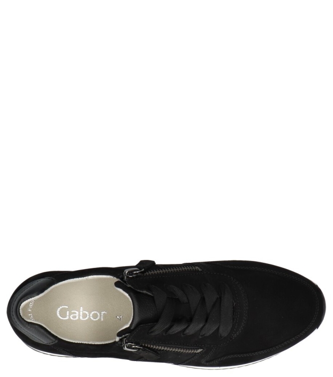 Gabor Gabor sneaker <span>63.420.17</span> 17 schwarz Gabor sneaker <span>63.420.17</span> 63.420.17 zwart - www.bremmerschoenen.info - Bremmer Schoenen