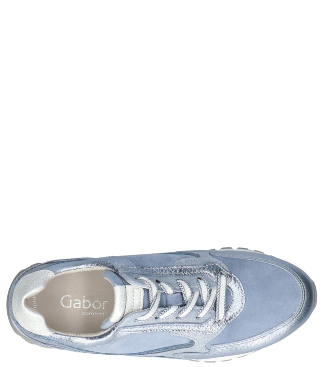 Gabor Gabor sneaker <span>66.376.26</span> 26 azur/blue/bianco Gabor sneaker <span>66.376.26</span> 66.376.26 blauw - www.bremmerschoenen.info - Bremmer Schoenen