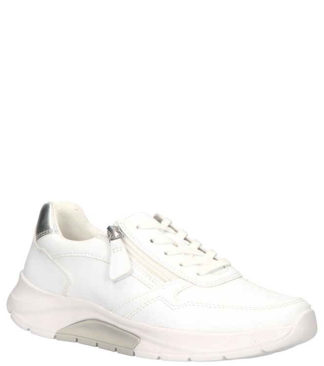 Gabor Gabor sneaker <span>66.927.10</span> 10 weiss/silber Gabor sneaker <span>66.927.10</span> 66.927.10 wit - www.bremmerschoenen.info - Bremmer Schoenen