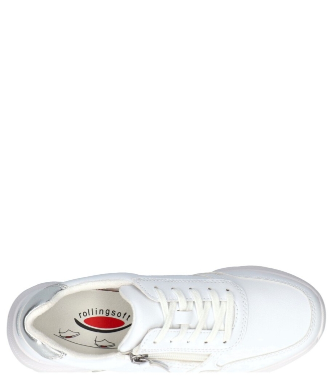 Gabor Gabor sneaker <span>66.927.10</span> 10 weiss/silber Gabor sneaker <span>66.927.10</span> 66.927.10 wit - www.bremmerschoenen.info - Bremmer Schoenen