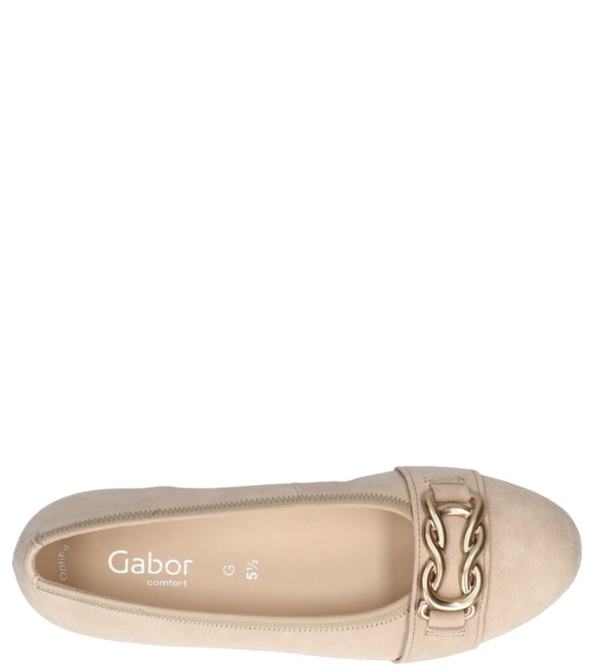 Gabor instapper <span>62.462.33</span> 62.462.33 beige - www.bremmerschoenen.info - Bremmer Schoenen
