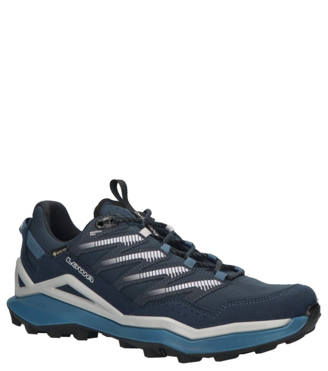 Lowa wandelschoen <span>LM311630-6966 Maddox Pro GTX Lo</span> LM311630-6966 Maddox Pro GTX Lo blauw - www.bremmerschoenen.info - Bremmer Schoenen