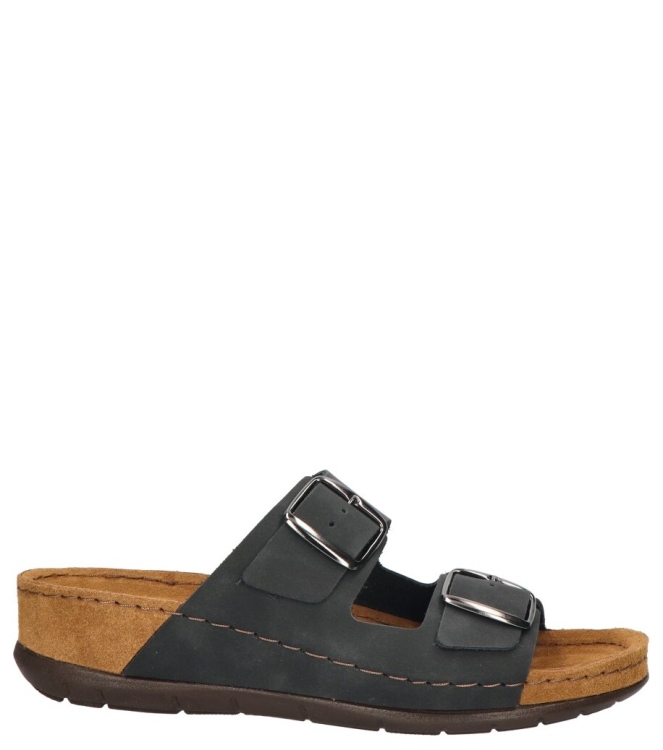 Rohde slipper <span>5856 90</span> 5856 90 zwart - www.bremmerschoenen.info - Bremmer Schoenen