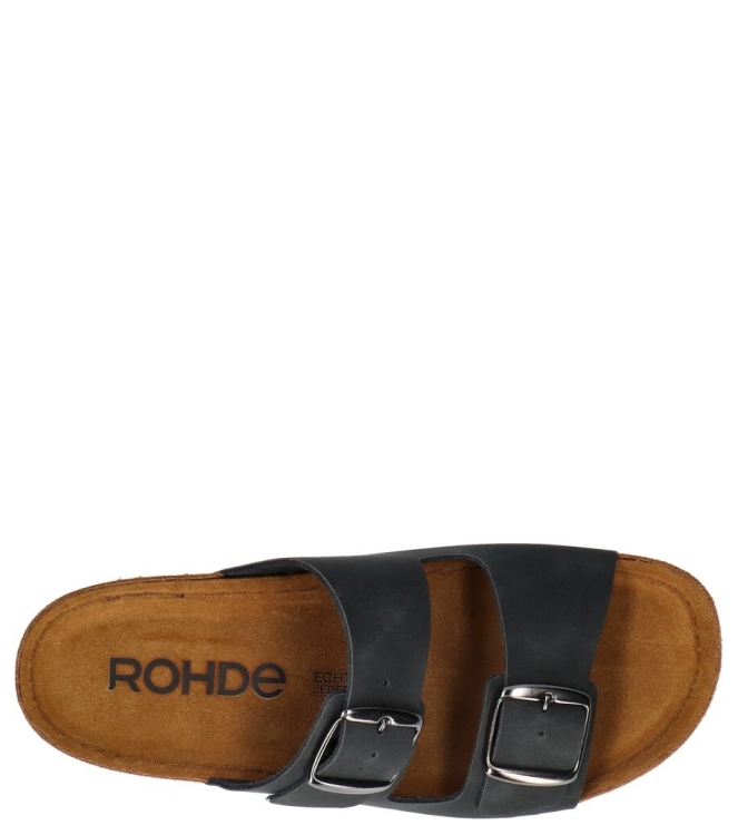 Rohde slipper <span>5856 90</span> 5856 90 zwart - www.bremmerschoenen.info - Bremmer Schoenen