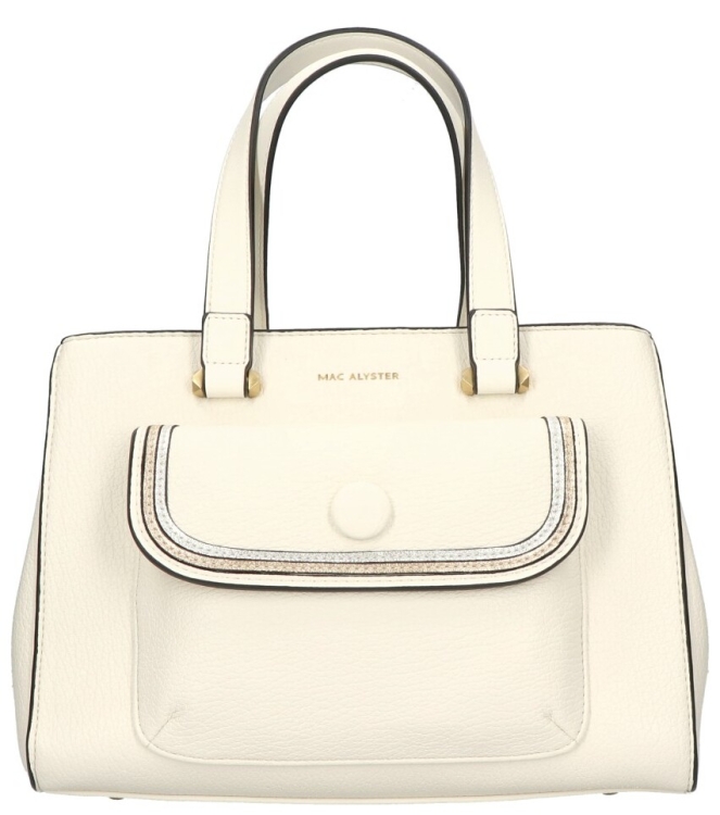 Mac Alyster tas <span>MS-557-02 Beige</span> MS-557-02 Beige wit - www.bremmerschoenen.info - Bremmer Schoenen
