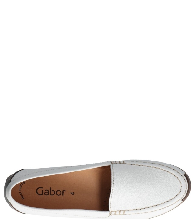 Gabor Gabor instapper <span>64.260.21</span> 21 weiss/peanut Gabor instapper <span>64.260.21</span> 64.260.21 wit - www.bremmerschoenen.info - Bremmer Schoenen