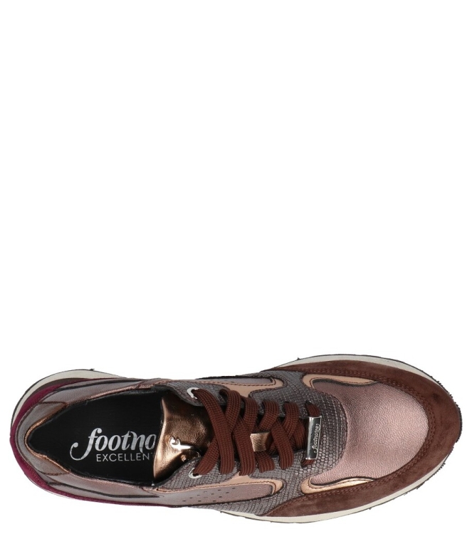 Footnotes Footnotes sneaker <span>30.002 7640 Elsa</span> Chevreau metalise brown combi Footnotes sneaker <span>30.002 7640 Elsa</span> 30.002 7640 Elsa bruin - www.bremmerschoenen.info - Bremmer Schoenen