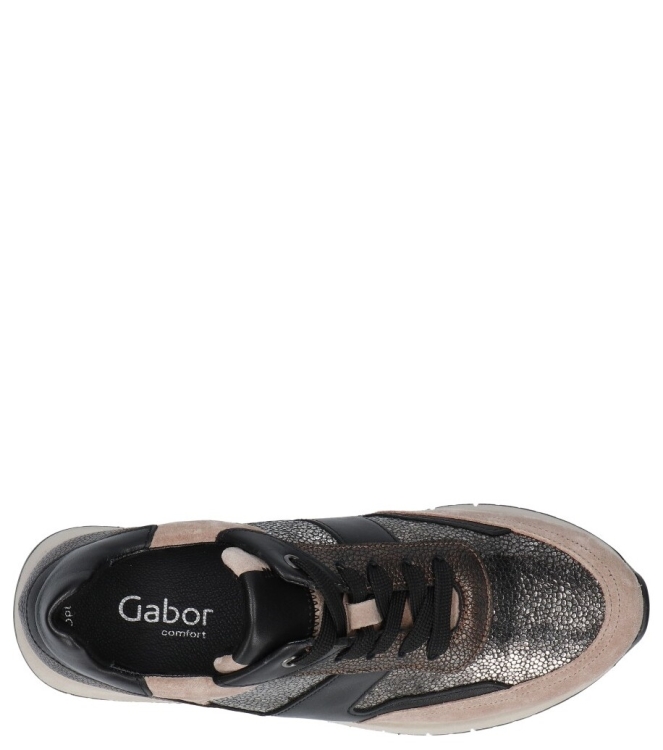 Gabor sneaker <span>76.445.64</span> 76.445.64 brons - www.bremmerschoenen.info - Bremmer Schoenen