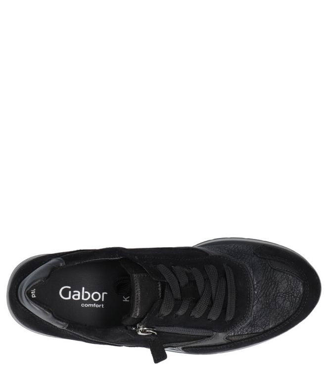 Gabor Gabor sneaker <span>76.305.67</span> 67 schwarz Gabor sneaker <span>76.305.67</span> 76.305.67 zwart - www.bremmerschoenen.info - Bremmer Schoenen