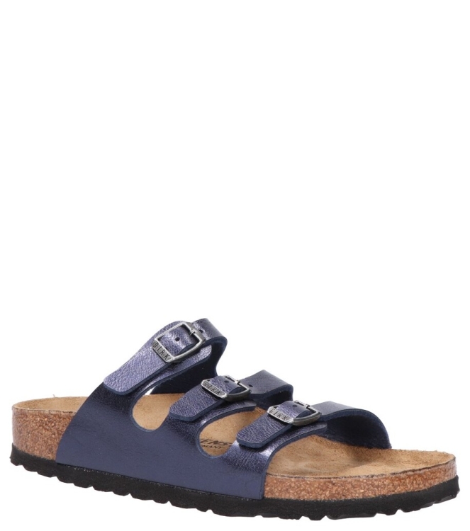 Birkenstock Birkenstock <span>1030316 Florida</span> midnight blue Birkenstock <span>1030316 Florida</span> 1030316 Florida blauw - www.bremmerschoenen.info - Bremmer Schoenen