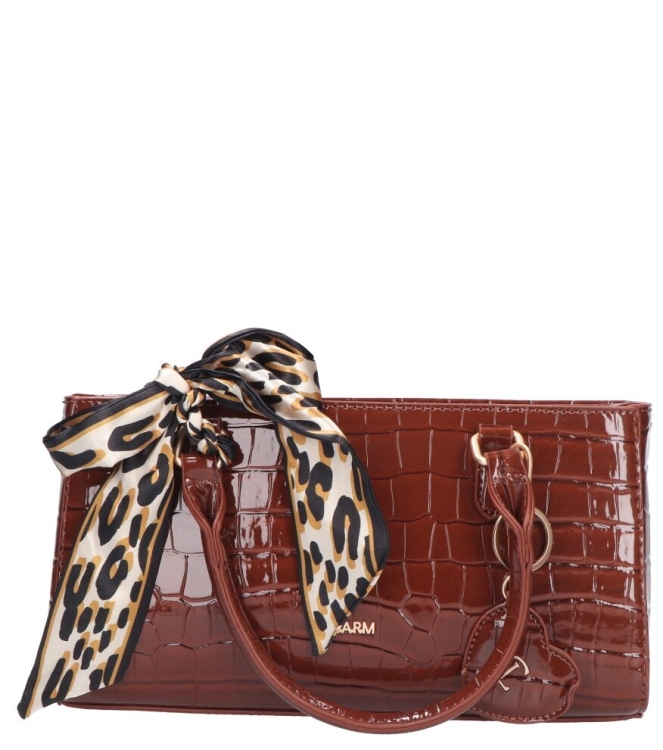 Charm tas <span> W01384 006 Bruin</span>  W01384 006 Bruin bruin - www.bremmerschoenen.info - Bremmer Schoenen