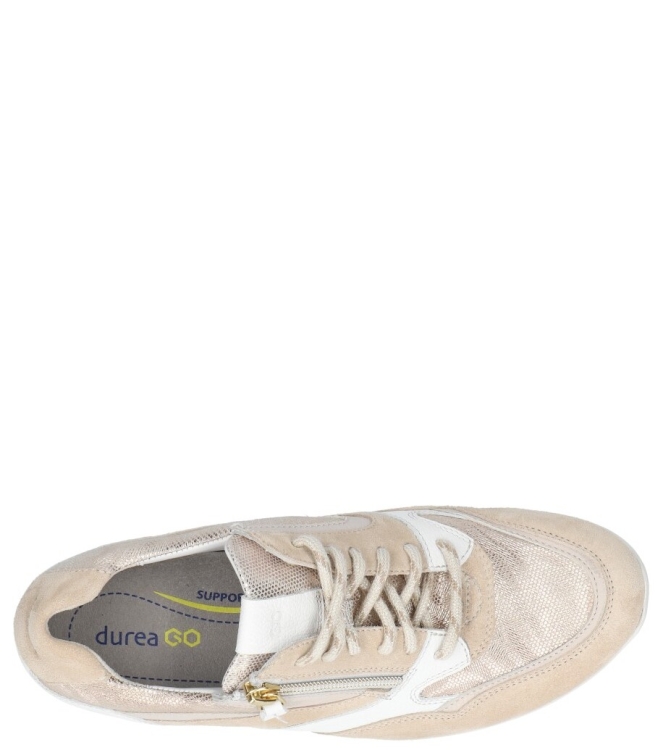 Durea Durea sneaker <span>6306 684 2146</span> 2146 L.TAUPE/AVORIO/WIT Durea sneaker <span>6306 684 2146</span> 6306 684 2146 beige - www.bremmerschoenen.info - Bremmer Schoenen