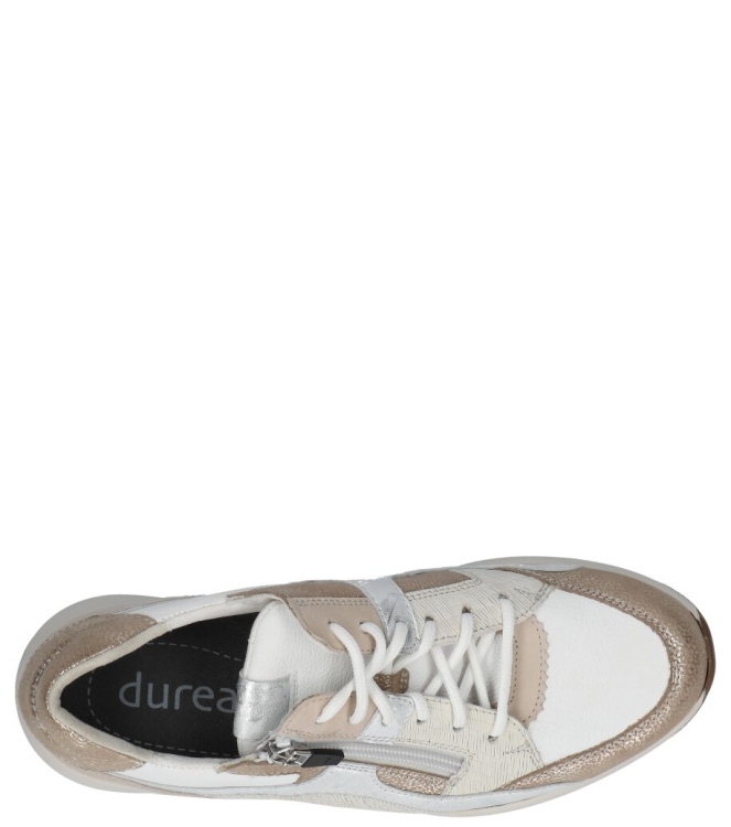 Durea Durea sneaker <span>6318 605 2077</span> 2077 TAUPE/WIT/ZILVER/IVOOR Durea sneaker <span>6318 605 2077</span> 6318 605 2077 beige - www.bremmerschoenen.info - Bremmer Schoenen