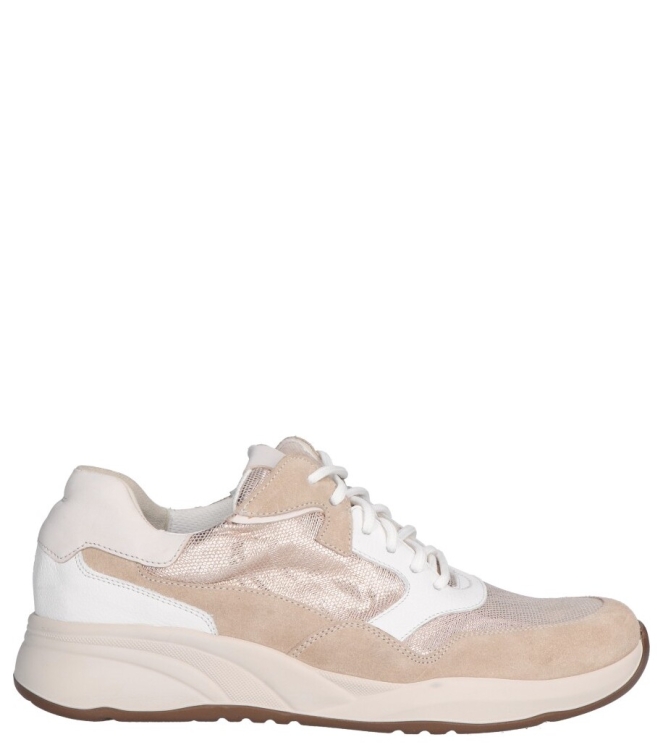Durea Durea sneaker <span>6317 605 2066</span> 2066 L.TAUPE/PLATIN/WIT Durea sneaker <span>6317 605 2066</span> 6317 605 2066 beige - www.bremmerschoenen.info - Bremmer Schoenen