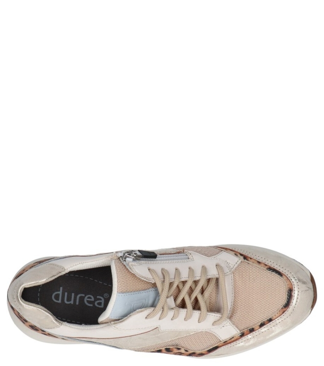 Durea Durea sneaker <span>6308 608 1971</span> 1971 PLATIN/BRUIN/BEIGE/OFFWHITE Durea sneaker <span>6308 608 1971</span> 6308 608 1971 beige - www.bremmerschoenen.info - Bremmer Schoenen