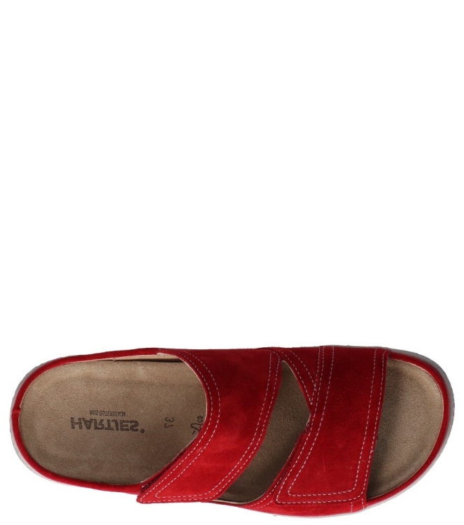 Hartjes Hartjes slipper <span>122.1222 27/00 Groove</span> 27/00 Hartjes slipper <span>122.1222 27/00 Groove</span> 122.1222 27/00 Groove rood - www.bremmerschoenen.info - Bremmer Schoenen