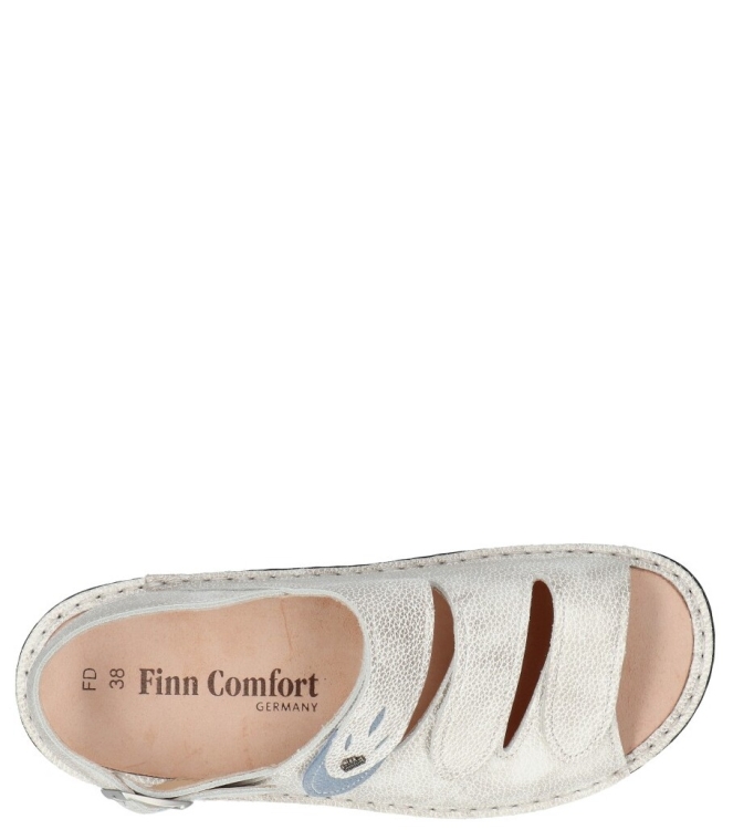 Finn Comfort sandaal <span>2557 903095 Saloniki</span> 2557 903095 Saloniki zilver - www.bremmerschoenen.info - Bremmer Schoenen