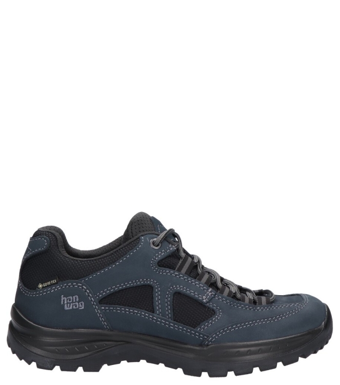 Hanwag wandelschoen <span>204601-007064 Gritstone II Narrow Lady GTX</span> 204601-007064 Gritstone II Narrow Lady GTX blauw - www.bremmerschoenen.info - Bremmer Schoenen