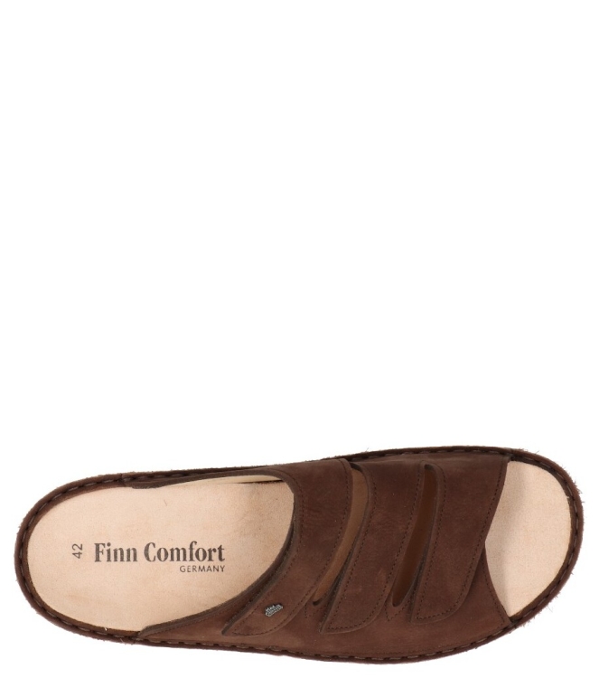 Finn Comfort slipper <span>1508 832258 Korfu</span> 1508 832258 Korfu bruin - www.bremmerschoenen.info - Bremmer Schoenen