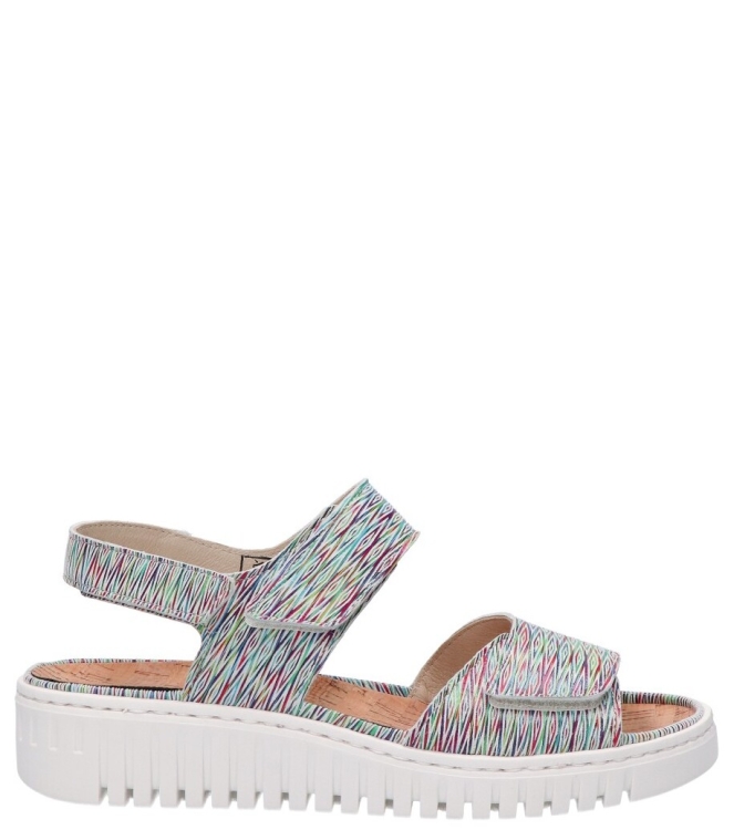 Waldlaufer sandaal <span>955001 105 299 H-willow</span> 955001 105 299 H-willow meerkleurig - www.bremmerschoenen.info - Bremmer Schoenen