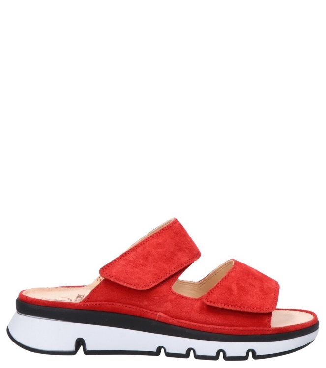 Ganter Ganter slipper <span>200652 4100 Gianna</span> 4100 Firered Ganter slipper <span>200652 4100 Gianna</span> 200652 4100 Gianna rood - www.bremmerschoenen.info - Bremmer Schoenen