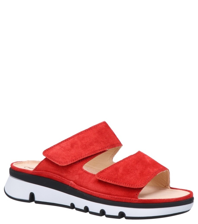 Ganter Ganter slipper <span>200652 4100 Gianna</span> 4100 Firered Ganter slipper <span>200652 4100 Gianna</span> 200652 4100 Gianna rood - www.bremmerschoenen.info - Bremmer Schoenen