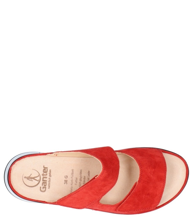 Ganter Ganter slipper <span>200652 4100 Gianna</span> 4100 Firered Ganter slipper <span>200652 4100 Gianna</span> 200652 4100 Gianna rood - www.bremmerschoenen.info - Bremmer Schoenen