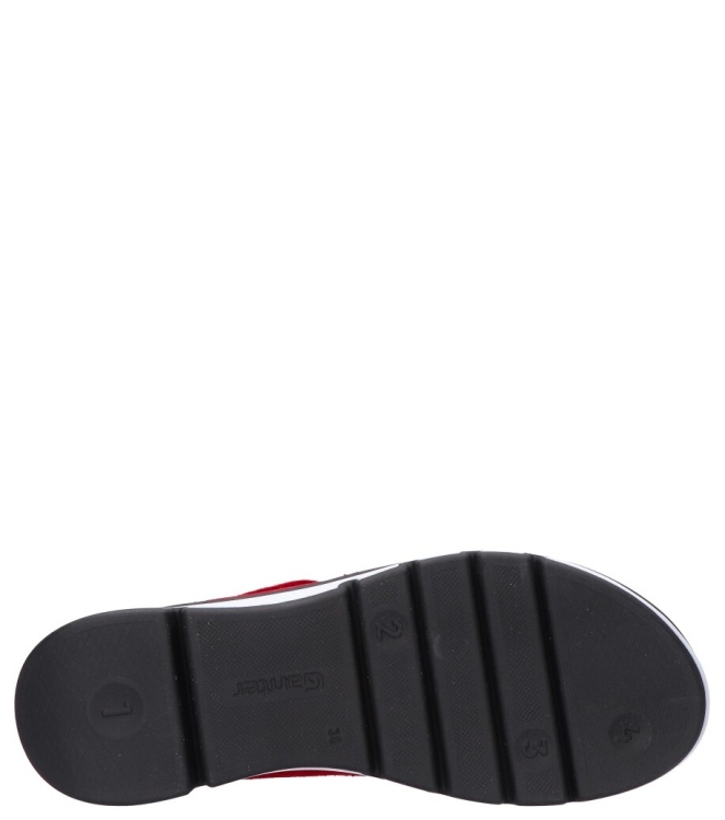 Ganter Ganter slipper <span>200652 4100 Gianna</span> 4100 Firered Ganter slipper <span>200652 4100 Gianna</span> 200652 4100 Gianna rood - www.bremmerschoenen.info - Bremmer Schoenen
