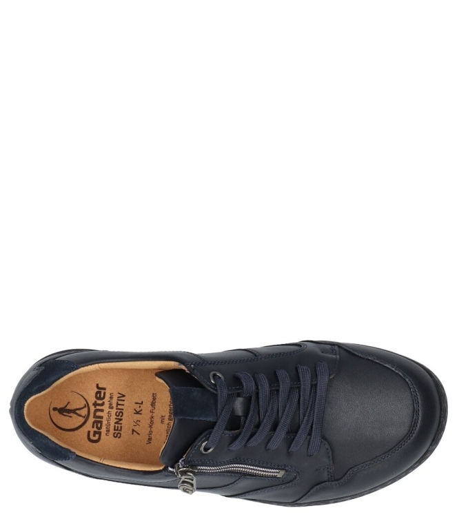 Ganter sneaker <span>259811 3000 Karl-Ludwig</span> 259811 3000 Karl-Ludwig blauw - www.bremmerschoenen.info - Bremmer Schoenen