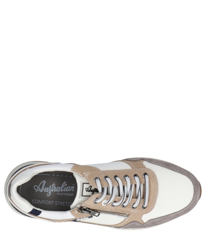 Australian Australian sneaker <span>15.1682.03 U78 Connery K beige</span> U78 beige white grey Australian sneaker <span>15.1682.03 U78 Connery K beige</span> 15.1682.03 U78 Connery K beige beige - www.bremmerschoenen.info - Bremmer Schoenen
