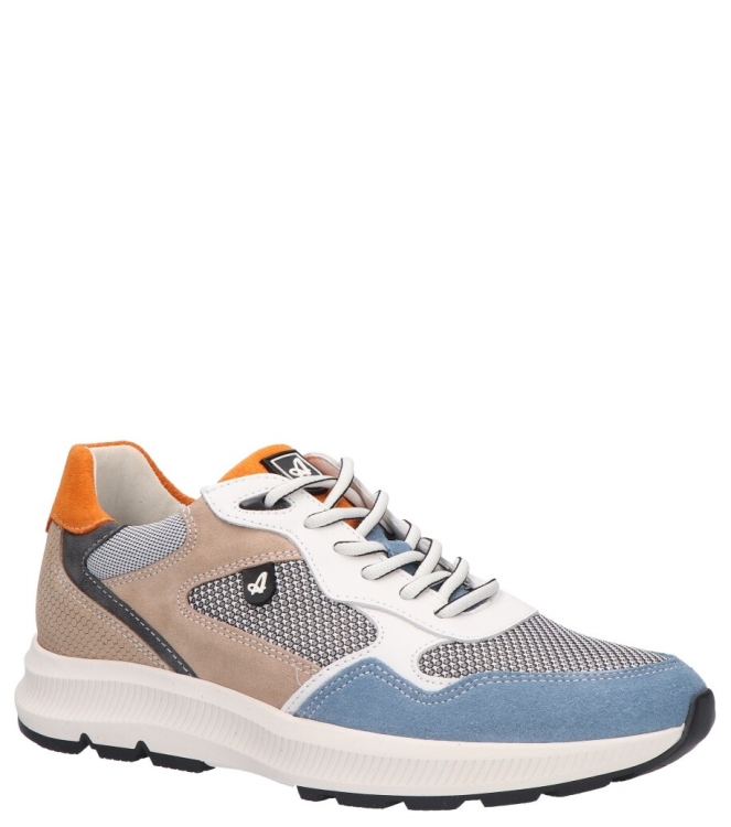Australian Australian sneaker <span>15.1717.01 SLG Cadiz H blue</span> SLG blue beige orange Australian sneaker <span>15.1717.01 SLG Cadiz H blue</span> 15.1717.01 SLG Cadiz H blue blauw - www.bremmerschoenen.info - Bremmer Schoenen