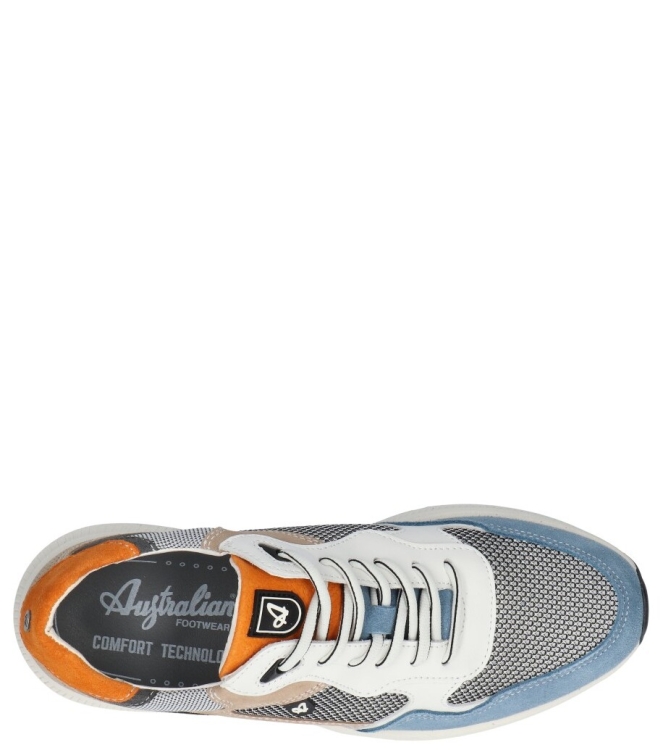 Australian Australian sneaker <span>15.1717.01 SLG Cadiz H blue</span> SLG blue beige orange Australian sneaker <span>15.1717.01 SLG Cadiz H blue</span> 15.1717.01 SLG Cadiz H blue blauw - www.bremmerschoenen.info - Bremmer Schoenen