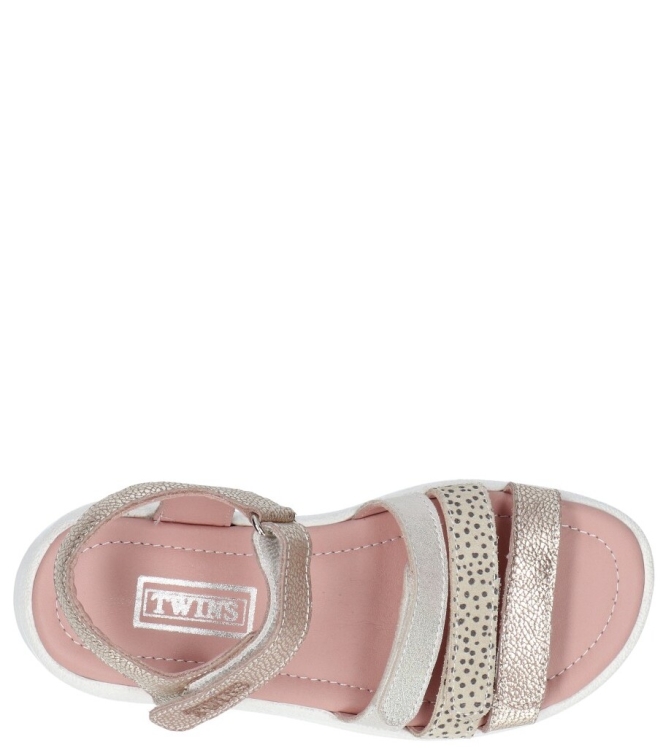 Twins Twins sandaal <span>326137-995 Saar Surf</span> 995 Gold Twins sandaal <span>326137-995 Saar Surf</span> 326137-995 Saar Surf goud - www.bremmerschoenen.info - Bremmer Schoenen