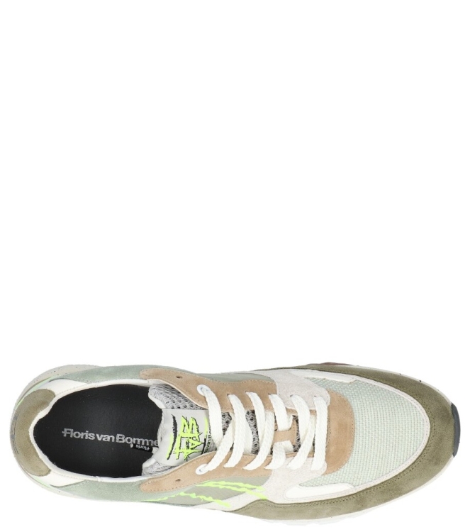 Floris van Bommel sneaker <span>SFM-10243 52-01 De Treener 06.06</span> SFM-10243 52-01 De Treener 06.06 groen - www.bremmerschoenen.info - Bremmer Schoenen