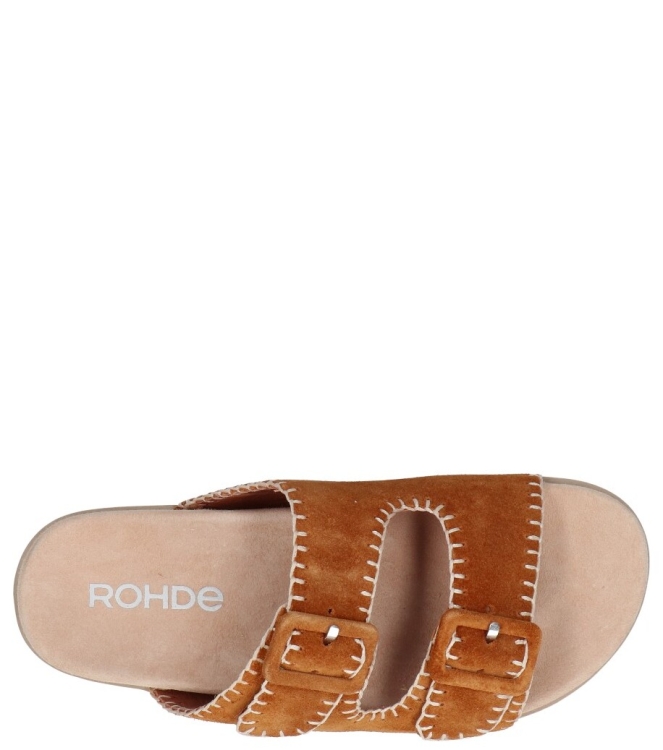Rohde slipper <span>6316 76</span> 6316 76 cognac - www.bremmerschoenen.info - Bremmer Schoenen