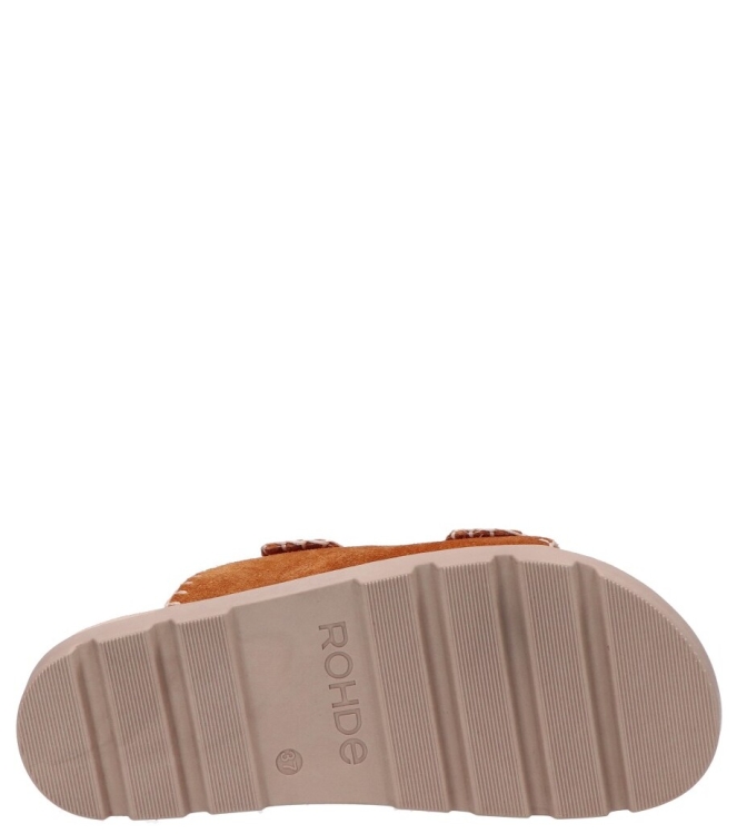 Rohde slipper <span>6316 76</span> 6316 76 cognac - www.bremmerschoenen.info - Bremmer Schoenen