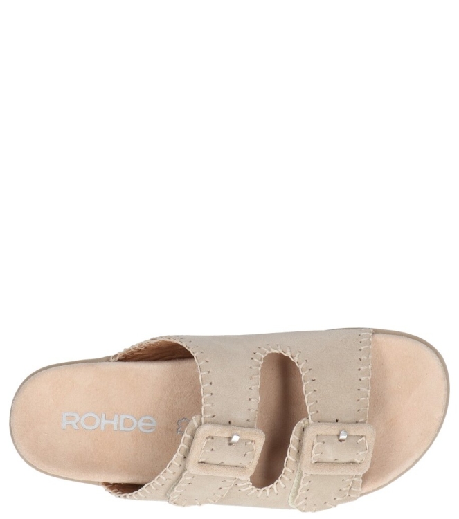 Rohde slipper <span>6316 14</span> 6316 14 beige - www.bremmerschoenen.info - Bremmer Schoenen