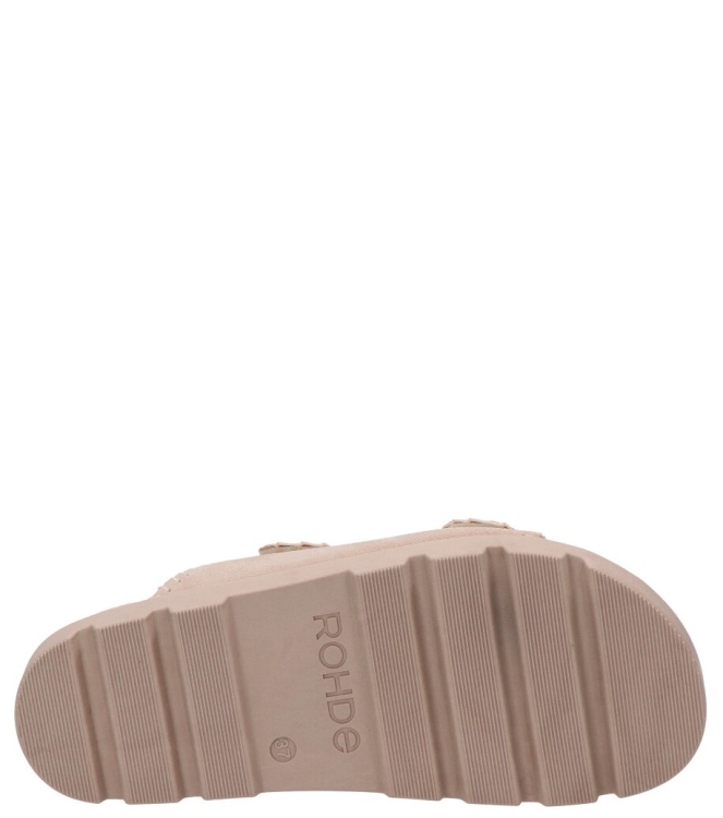 Rohde slipper <span>6316 14</span> 6316 14 beige - www.bremmerschoenen.info - Bremmer Schoenen