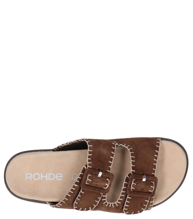 Rohde slipper <span>6316 72</span> 6316 72 bruin - www.bremmerschoenen.info - Bremmer Schoenen