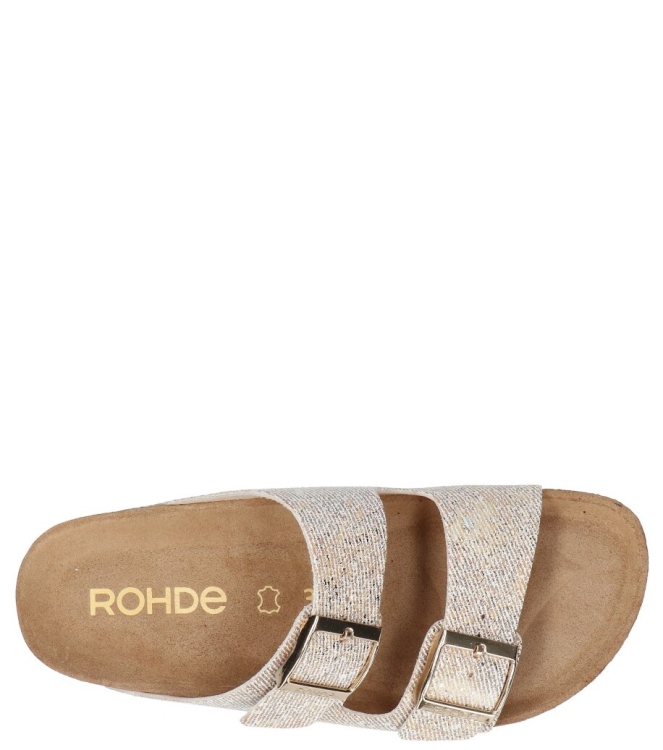 Rohde slipper <span>5641 14</span> 5641 14 goud - www.bremmerschoenen.info - Bremmer Schoenen