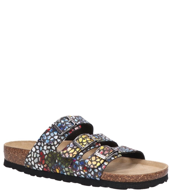 Rohde slipper <span>5620 98</span> 5620 98 meerkleurig - www.bremmerschoenen.info - Bremmer Schoenen