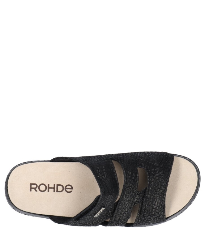 Rohde Rohde slipper <span>5221 90</span> 90 black Rohde slipper <span>5221 90</span> 5221 90 zwart - www.bremmerschoenen.info - Bremmer Schoenen