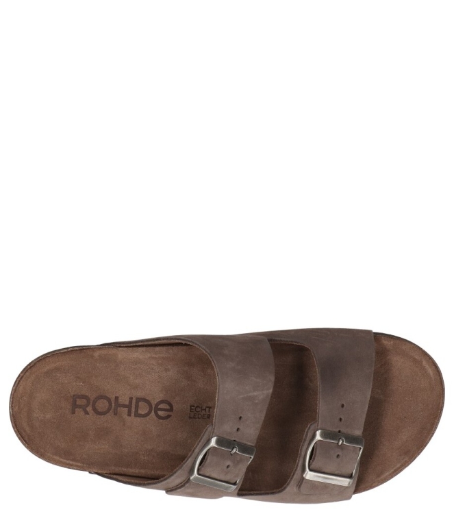 Rohde slipper <span>6703 71</span> 6703 71 bruin - www.bremmerschoenen.info - Bremmer Schoenen