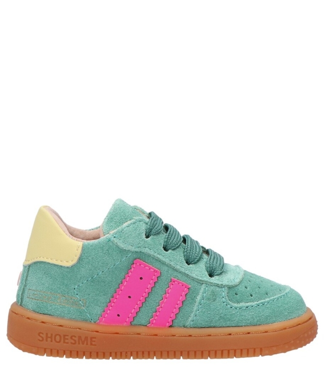 Shoesme Shoesme babyschoen <span>BN26S002-L</span> green pink Shoesme babyschoen <span>BN26S002-L</span> BN26S002-L groen - www.bremmerschoenen.info - Bremmer Schoenen