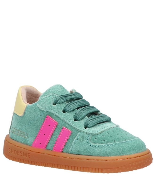 Shoesme Shoesme babyschoen <span>BN26S002-L</span> green pink Shoesme babyschoen <span>BN26S002-L</span> BN26S002-L groen - www.bremmerschoenen.info - Bremmer Schoenen