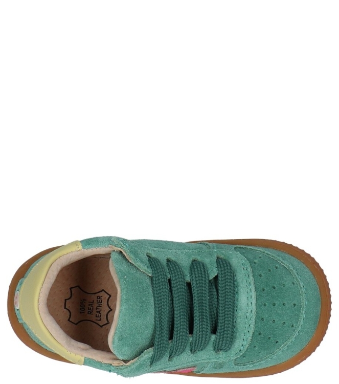 Shoesme Shoesme babyschoen <span>BN26S002-L</span> green pink Shoesme babyschoen <span>BN26S002-L</span> BN26S002-L groen - www.bremmerschoenen.info - Bremmer Schoenen