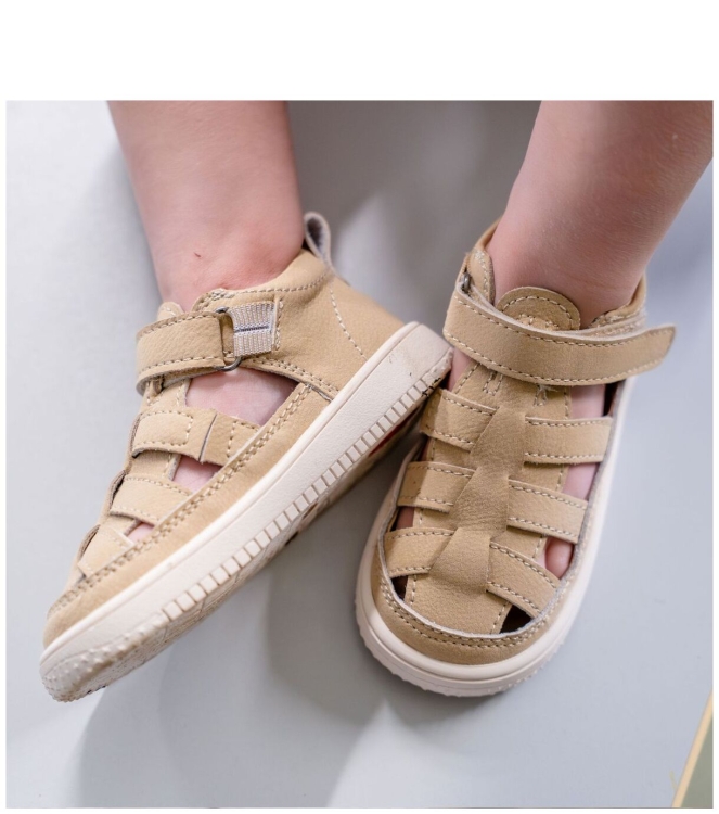 Shoesme sandaal <span>BN25S016-B</span> BN25S016-B beige - www.bremmerschoenen.info - Bremmer Schoenen